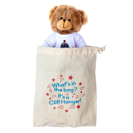 Cliff Richard 2025 Tour Teddy Bear - it's a Cliff Hanger!